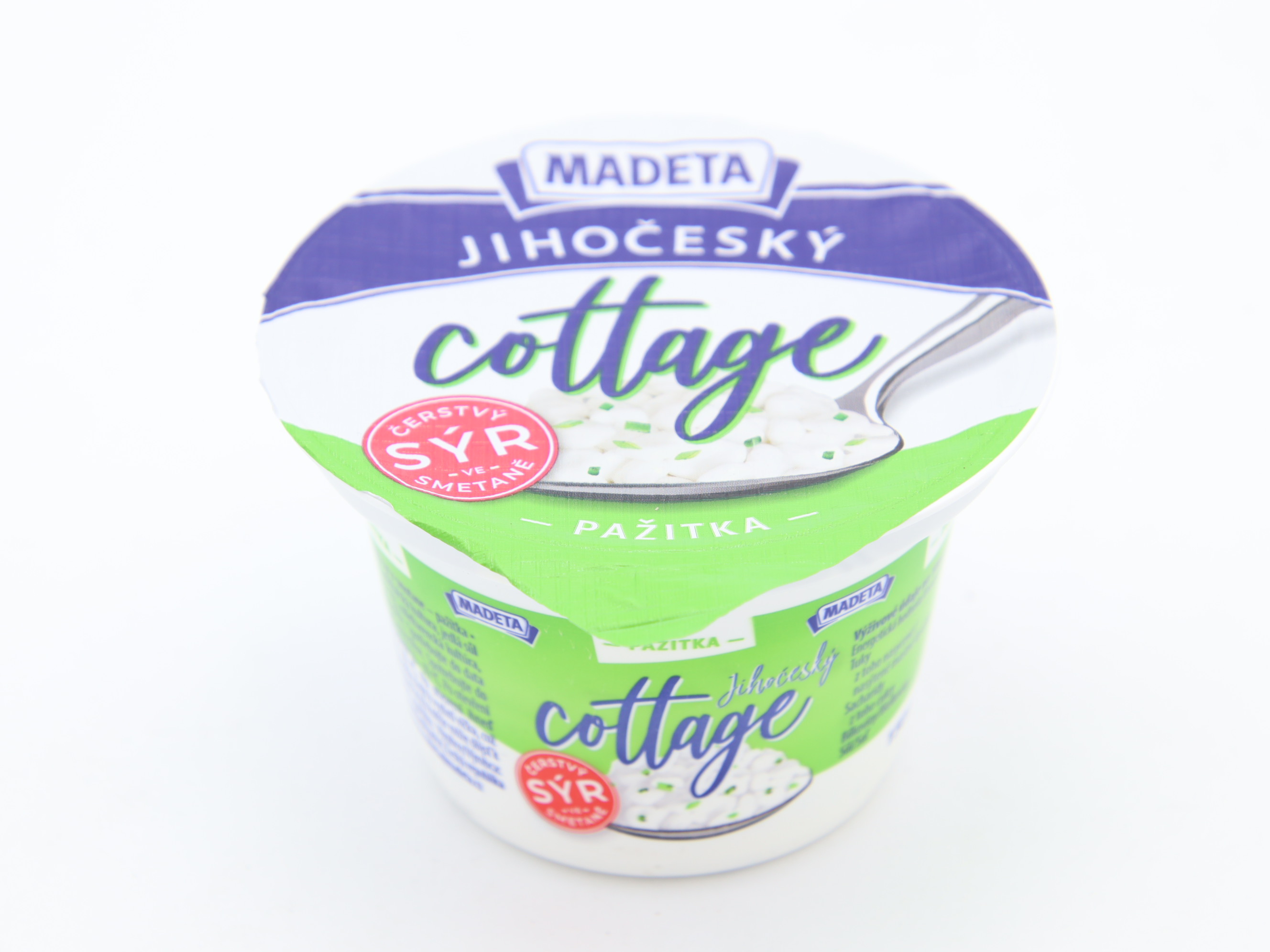 Cottage sýr 150g:Madeta-S pažitkou