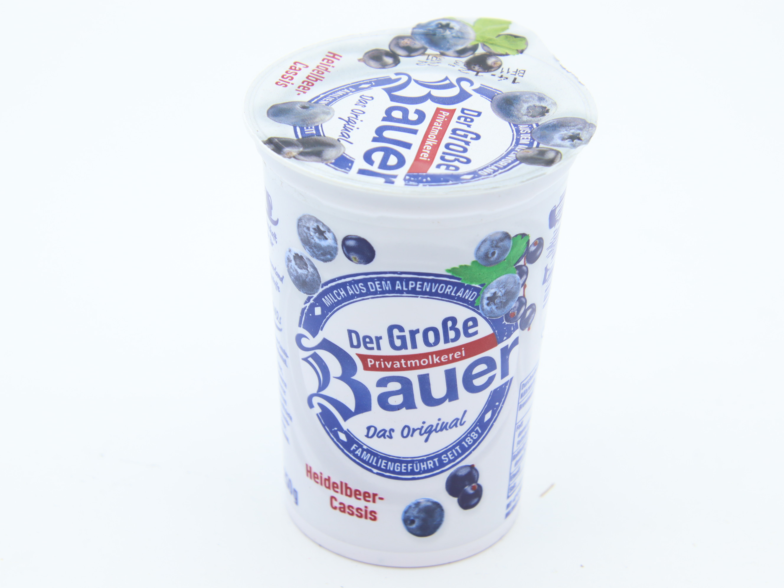 Ovocný jogurt 250g: Bauer - Borůvka
